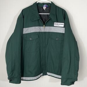 VTG Y2K Port Authority of NY & NJ Full Zip Jacket Size XL American Workwear